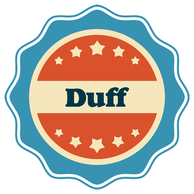 Duff labels logo