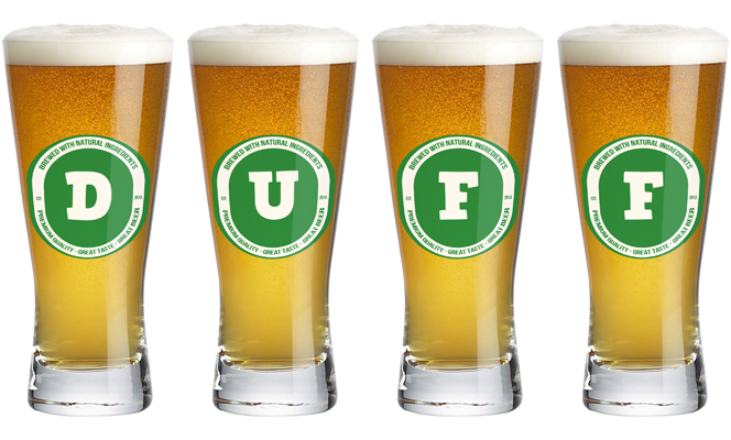 Duff lager logo