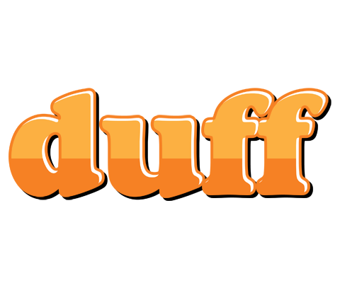 Duff orange logo