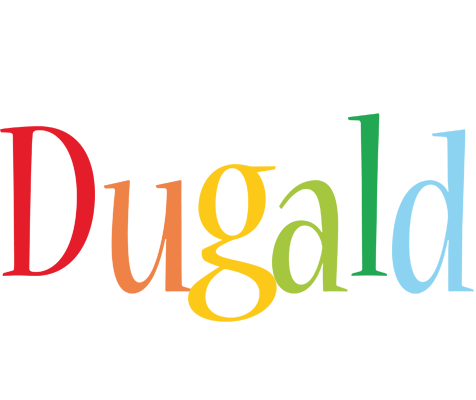 Dugald birthday logo