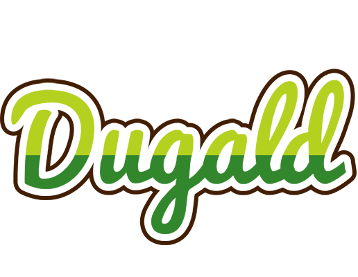 Dugald golfing logo