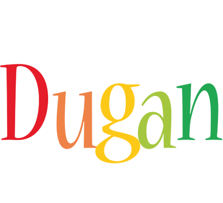Dugan birthday logo