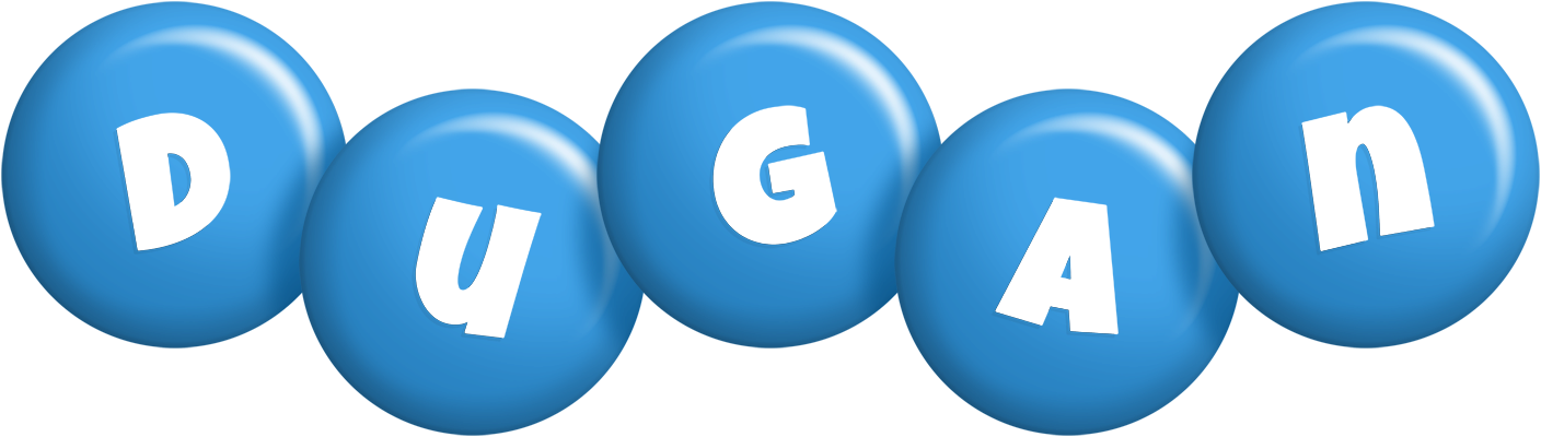 Dugan candy-blue logo