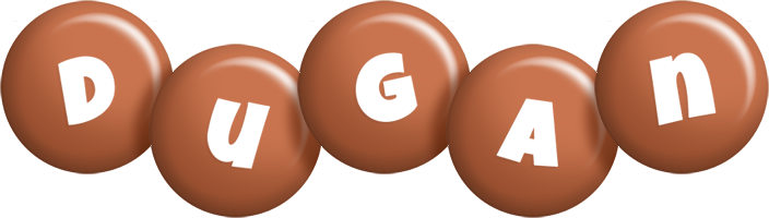 Dugan candy-brown logo