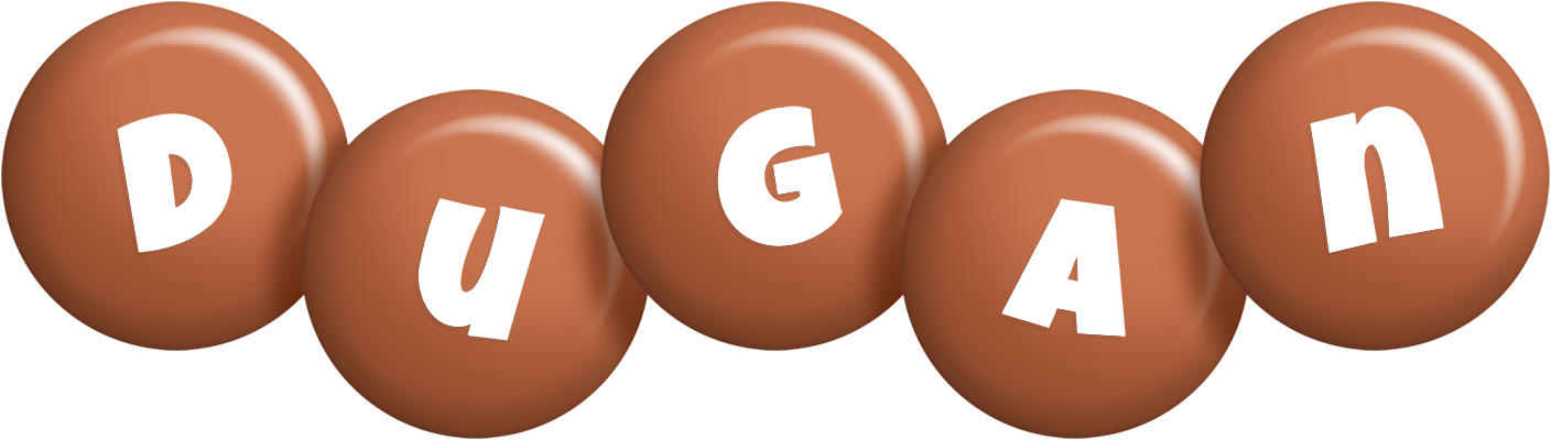 Dugan candy-brown logo