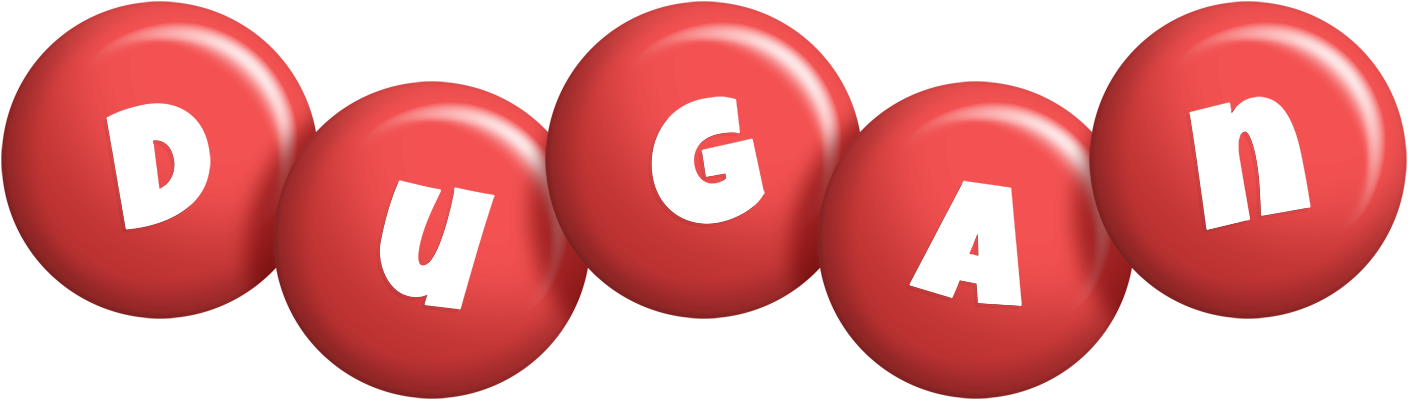 Dugan candy-red logo