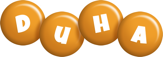 Duha candy-orange logo