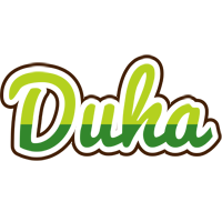 Duha golfing logo