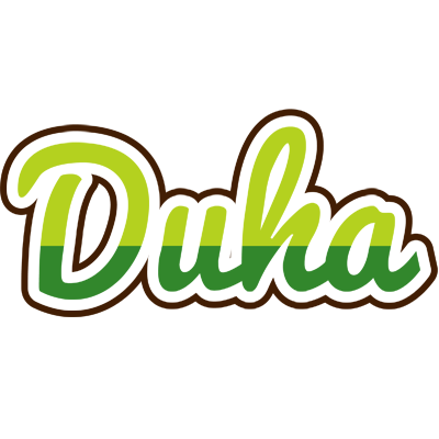 Duha golfing logo