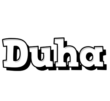 Duha snowing logo