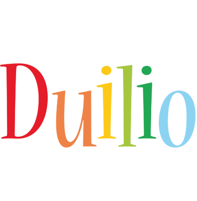 Duilio birthday logo