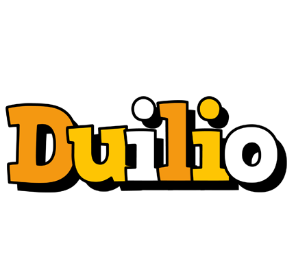 Duilio cartoon logo