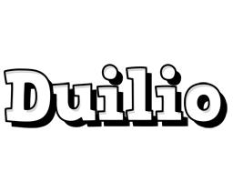 Duilio snowing logo