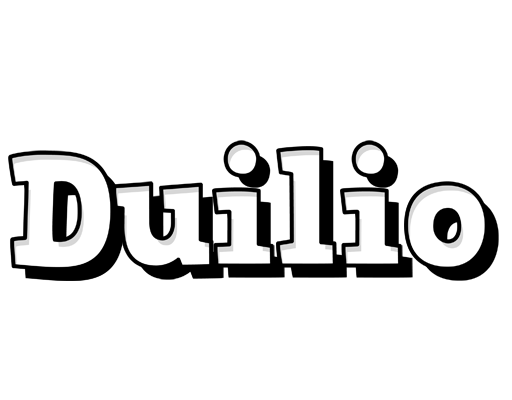 Duilio snowing logo