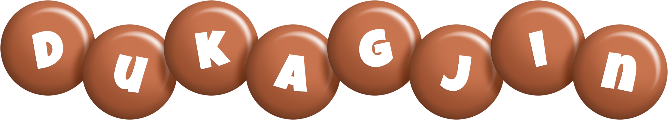 Dukagjin candy-brown logo