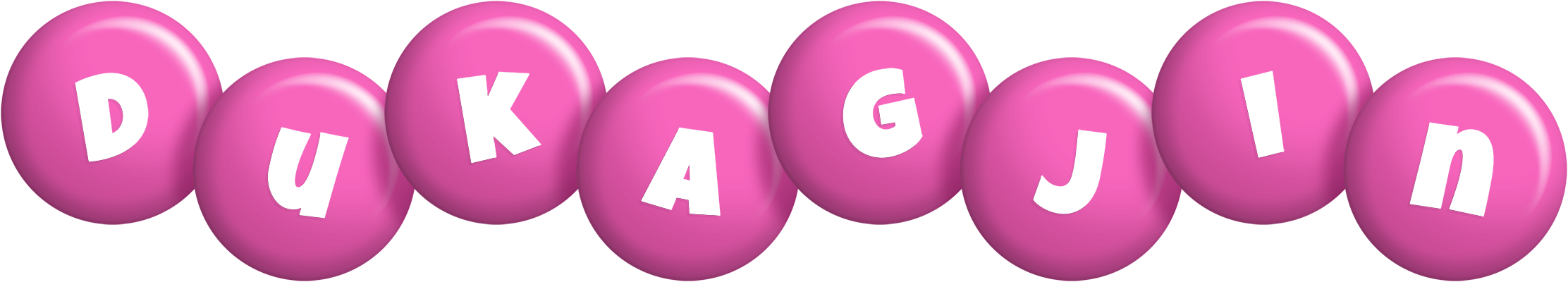 Dukagjin candy-pink logo