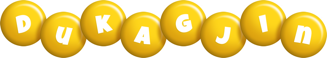 Dukagjin candy-yellow logo