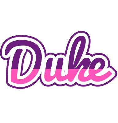 Duke cheerful logo