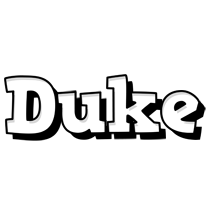 Duke snowing logo
