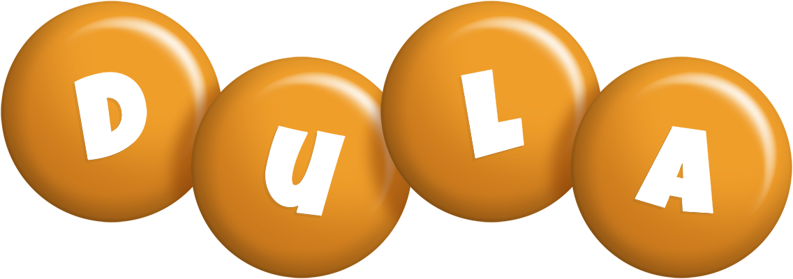 Dula candy-orange logo