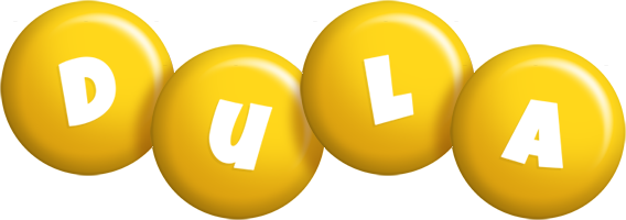 Dula candy-yellow logo