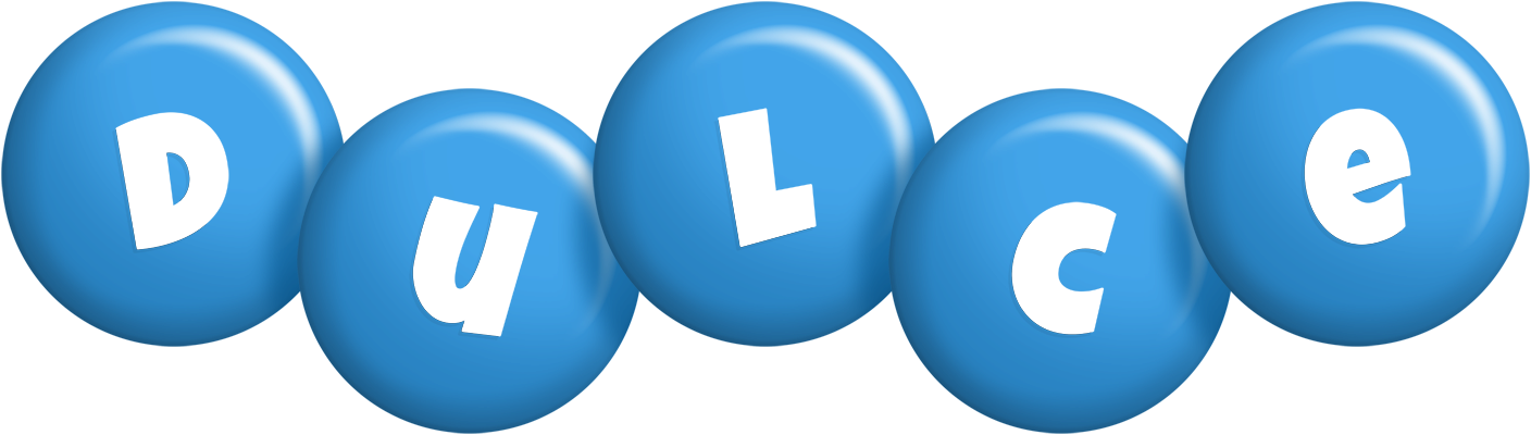 Dulce candy-blue logo