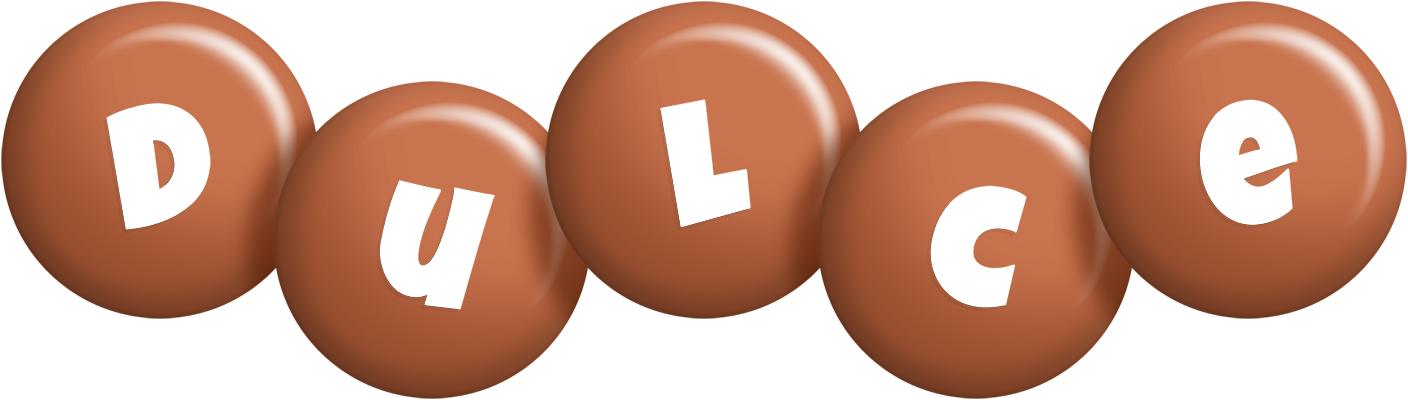 Dulce candy-brown logo