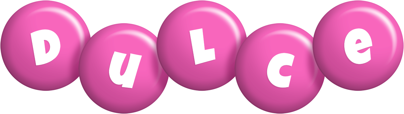 Dulce candy-pink logo
