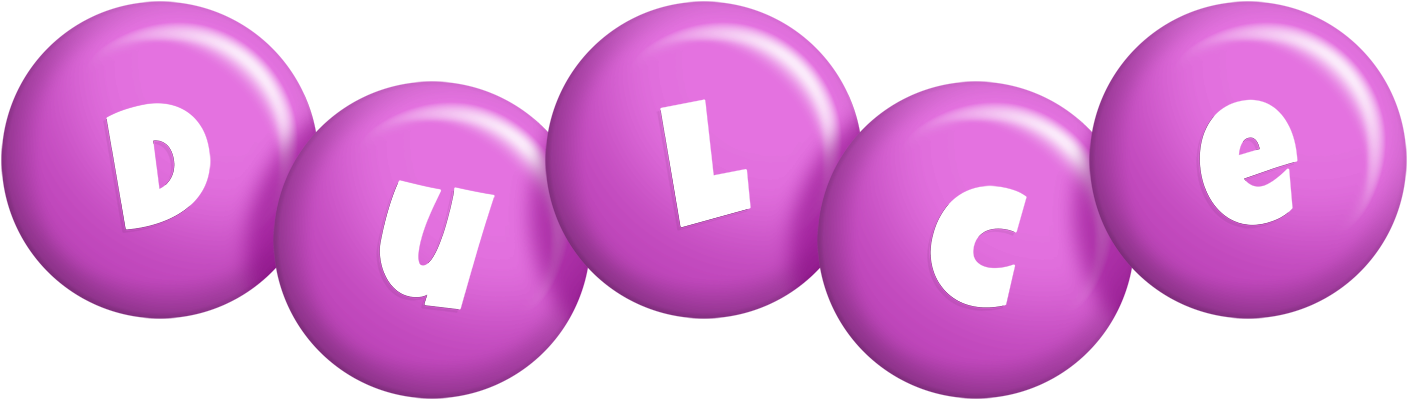 Dulce candy-purple logo