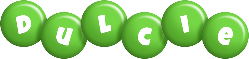 Dulcie candy-green logo