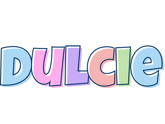Dulcie pastel logo