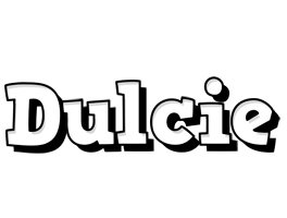 Dulcie snowing logo