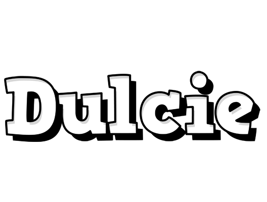 Dulcie snowing logo