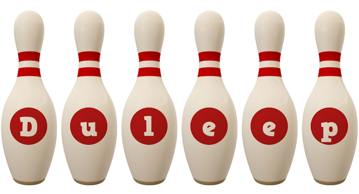 Duleep bowling-pin logo