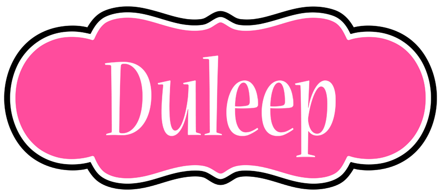 Duleep invitation logo