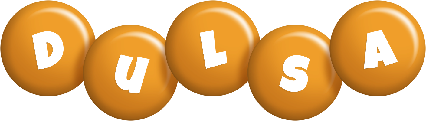 Dulsa candy-orange logo