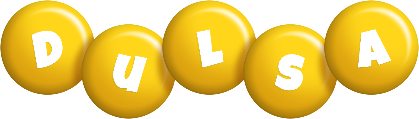 Dulsa candy-yellow logo