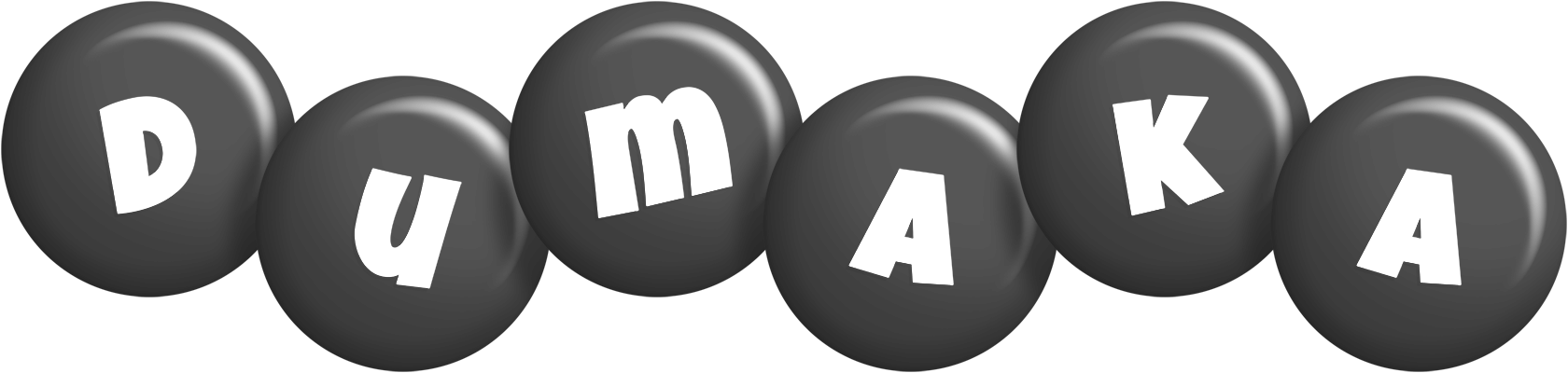 Dumaka candy-black logo