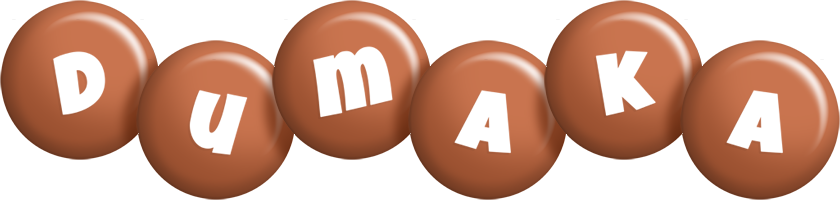 Dumaka candy-brown logo