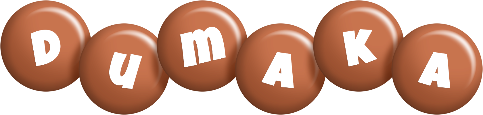 Dumaka candy-brown logo