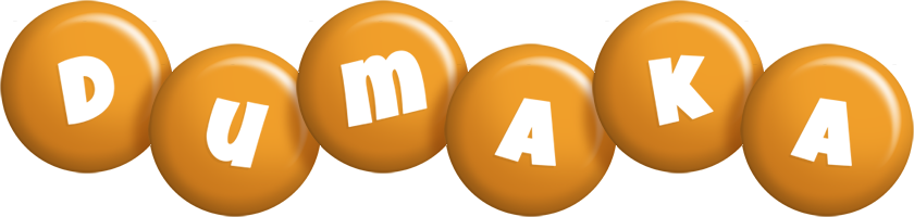 Dumaka candy-orange logo