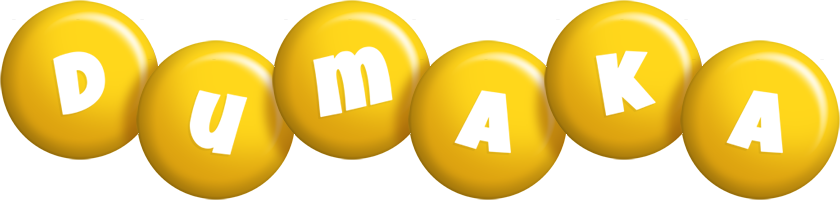 Dumaka candy-yellow logo