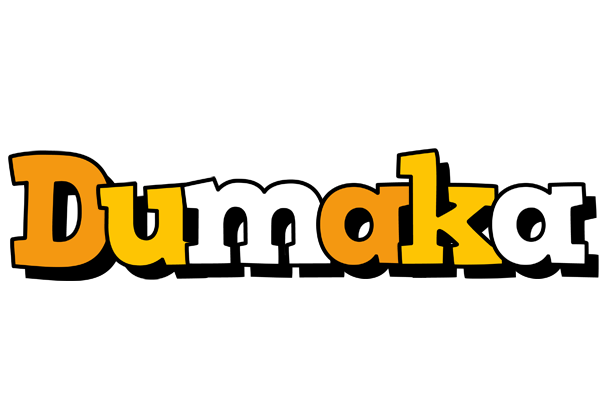 Dumaka cartoon logo
