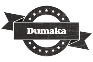 Dumaka grunge logo