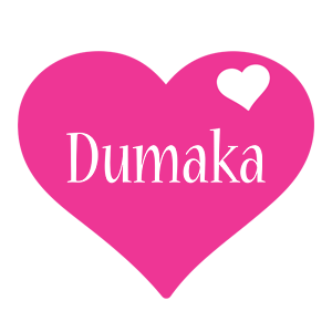 Dumaka love-heart logo