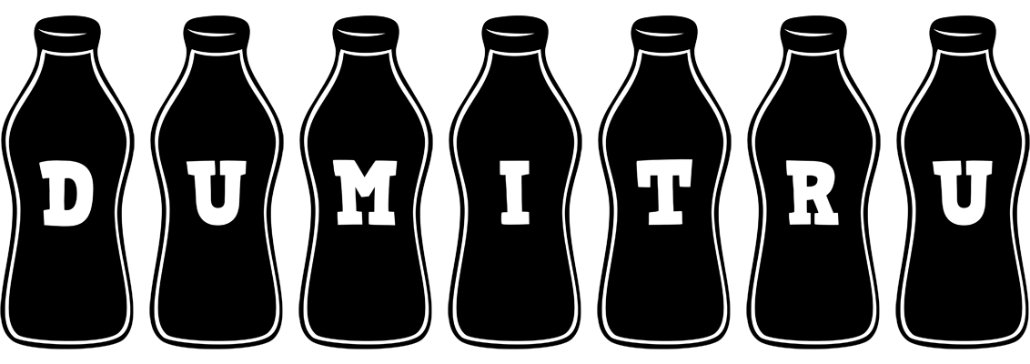 Dumitru bottle logo