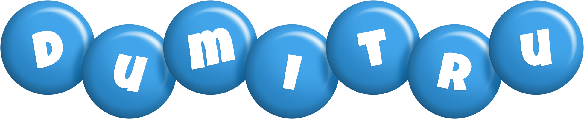 Dumitru candy-blue logo