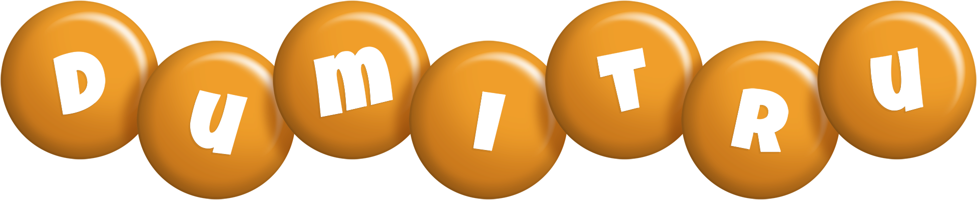 Dumitru candy-orange logo