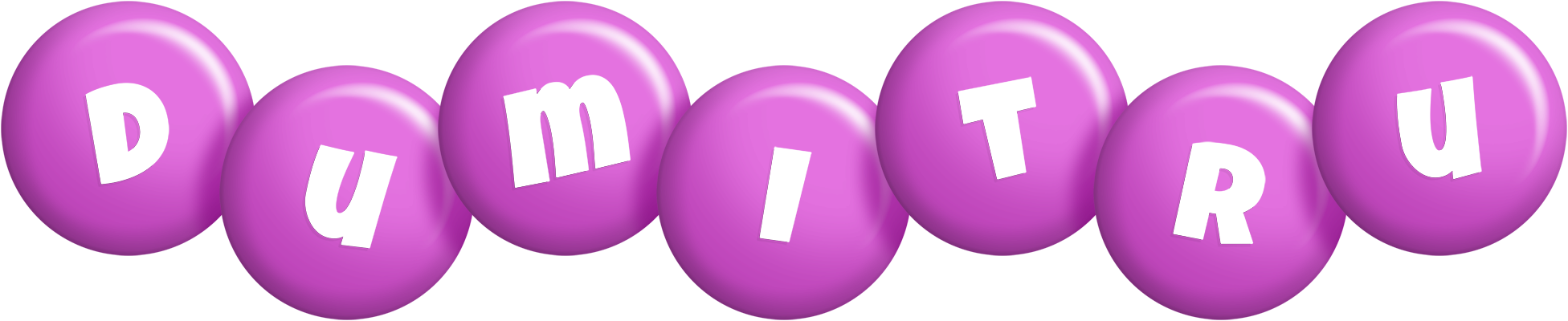 Dumitru candy-purple logo