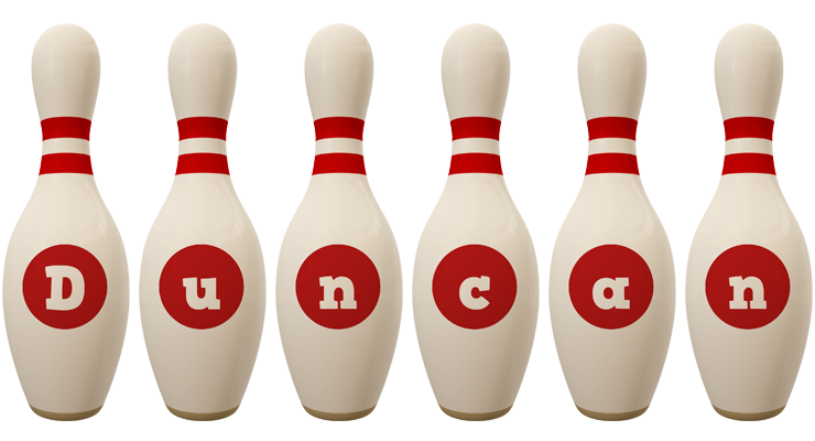 Duncan bowling-pin logo